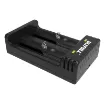 This compact USB battery charger gives you the flexibility of charging both lithium ion (Li-Ion), nickel metal hydride (Ni-MH) and nickel cadmium (Ni-Cd) cells. USB charging allows it to be connected to any mains or car charger.