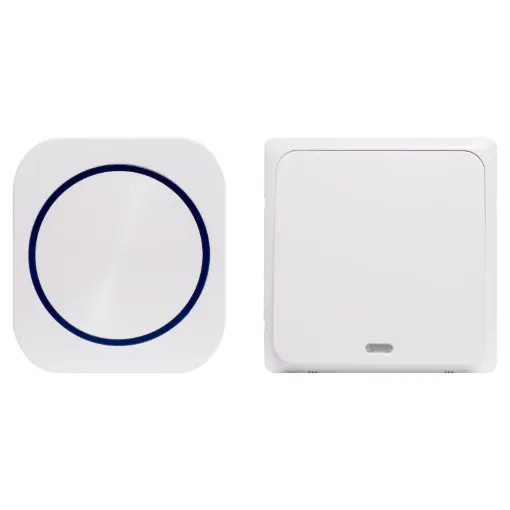 Say goodbye to changing doorbell batteries with this wireless Kinetic home doorbell.