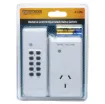 Cut standby 240V power usage around the home and office by switching appliances off at the wall via remote control. Easy inline connection between the GPO and your appliance.