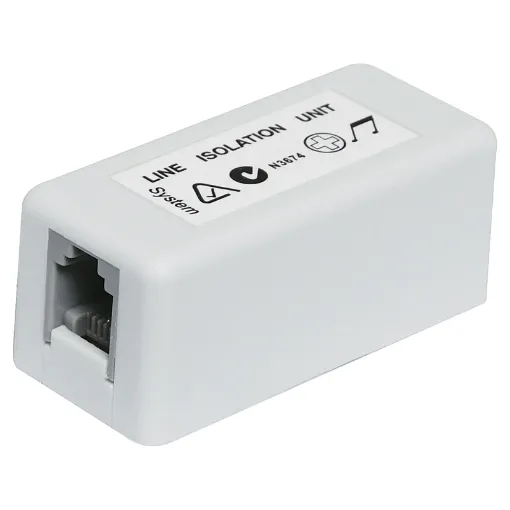 By law any radio, amplifier etc connected to a telephone system (for background music or paging applications) must be isolated with a line isolation unit (LIU). Adjustable output level suits all telephone systems.