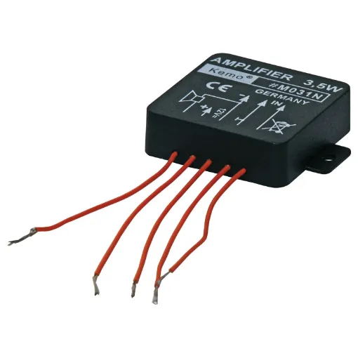 These German designed pre-built amplifier modules are a quick cost effective
solution for custom audio projects. All you need to do is connect a
power supply, speaker and an input. Each module is encapsulated in epoxy
resin, offering excellent durabili