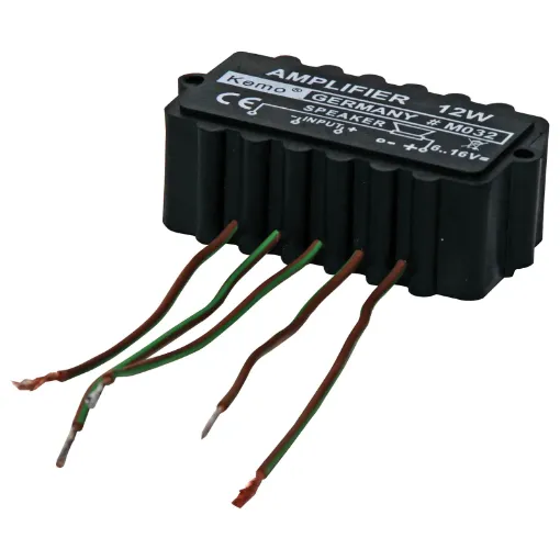 These German designed pre-built amplifier modules are a quick cost effective
solution for custom audio projects. All you need to do is connect a
power supply, speaker and an input. Each module is encapsulated in epoxy
resin, offering excellent durabili