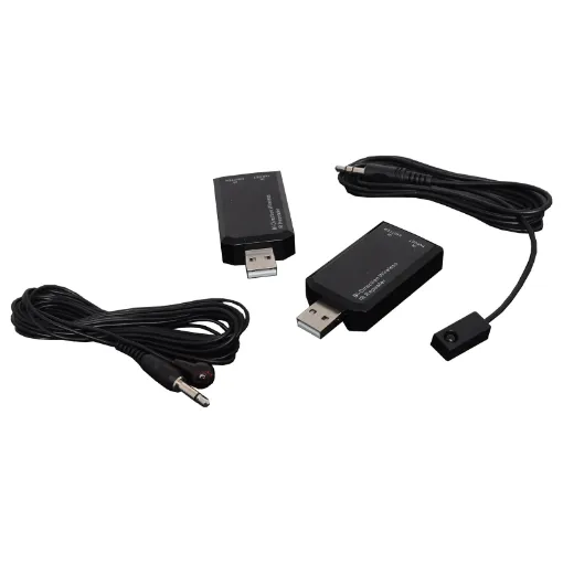 Allows you to repeat infra-red control signals from your TV to remotely located equipment.
