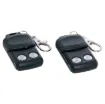 This 433MHz fixed code remote control switching system allows you to switch connected devices on and off remotely. It could be integrated with fans, LED lighting, cameras, doors, locks, motors and much more! Package includes two dual button remote transmitters and receiver unit.  Two channels are available, both with dedicated relays (rated a