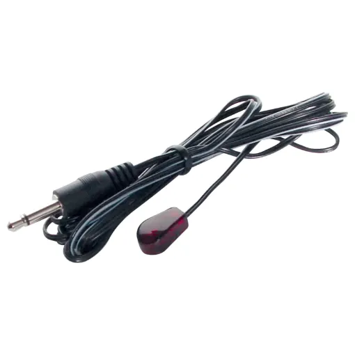 Connects to RF modulators and IR extension systems to send control signals to equipment.