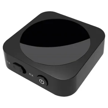 Bluetooth Audio Transmitter and Receiver. Send TV audio to your headphones! Transmits or receives audio via Bluetooth 4.1. Can be powered via USB on your TV (cable included). Uses low latency technology so theres no lip sync issues! Includes 3.5mm & RCA cables.