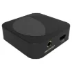 Bluetooth Audio Transmitter and Receiver. Send TV audio to your headphones! Transmits or receives audio via Bluetooth 4.1. Can be powered via USB on your TV (cable included). Uses low latency technology so theres no lip sync issues! Includes 3.5mm & RCA cables.