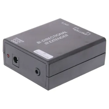 Includes hub, one infra red target and two dual infra red emitters and power supply.