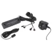 Includes hub, one infra red target and two dual infra red emitters and power supply.