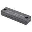 Includes hub, one infra red target and two dual infra red emitters and power supply.