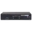 Connects to any RCA input to provide intervalled messages and background music. The included 8GB SD card can be loaded with your choice of background music and custom messages or promotions. Message intervals can be adjusted between 30 seconds and 7.5 minutes.