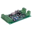 Features two line inputs and one mic input, each with its own level control.  The mic input can be configured for either balanced or unbalanced operation.  All inputs are mixed to a single line level output.  It can be powered from either a single rail po