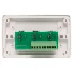 The Redback A 2064 Remote Plate allows the Redback&reg A 4505B Lockdown Timer to be controlled remotely. Featuring Lockdown, Fire and Cancel buttons, the plate can be located up to 100m away from the main unit. Connections up to 30m away can be made via standard Cat 5 cabling.
