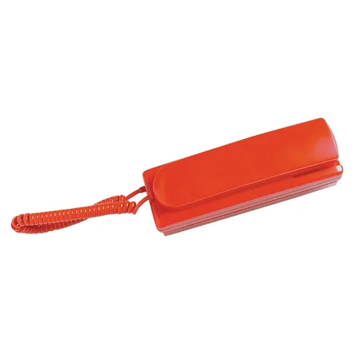 Designed specifically for use in emergency warning systems. Warden intercom points (WIPs) are used to communicate between floor wardens and the main emergency evacuation panel. When the handset is lifted the firephone automatically rings the emergency evacuation panel. When the emergency evacuation panel calls the WIP, the call tone sounds through