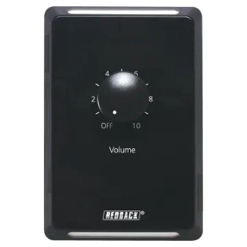 Designed to control 100V line speaker systems these attenuators are fitted to industry standard wall plates and install into an electrical wall box.