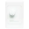 Designed to control 100V line speaker systems these attenuators are fitted to industry standard wall plates and install into an electrical wall box. They feature 11 position switches