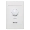 Designed to control 100V line speaker systems these attenuators are fitted to industry standard wall plates and install into an electrical wall box.