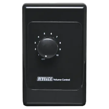 Designed to control 100V line speaker systems these attenuators are fitted to industry standard wall plates and install into an electrical wall box. They feature 11 position switches
