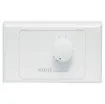 Designed to control 100V line speaker systems these attenuators are fitted to industry standard wall plates and install into an electrical wall box. They feature 11 position switches