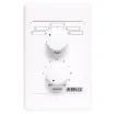 A combination of level control attenuator with 11 positions and 5 way audio source selector.