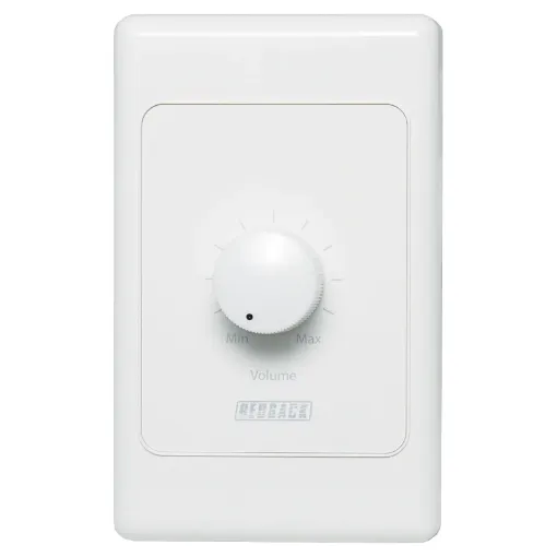 Connects via figure 8 cable to the &quotremote volume&quot terminals of the amplifier. Enabling overall volume to be adjusted as required.Features a PCB jumper to reverse the volume contr