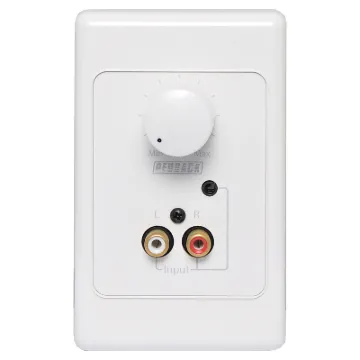 In-line volume controls for line level sources such as CD player, Tuner, MP3 player etc. Both models utilise a 10kΩ logarithmic potentiometer. Perfect for board rooms & lecture theatres. Standard line level volume control with the addition of stereo