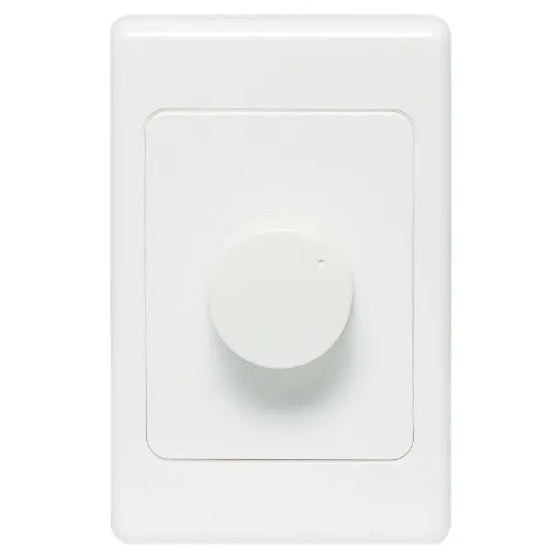 Rated at 60 watts (30W per channel). Fully self contained on a single gang switch plate. 11 settings plus off. Complete with wiring instructions. All connections are via screw terminals mounted on the PCB.