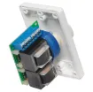 This volume control is rated at 100 watts (50W per channel). It features selectable impedance matching, allowing up to 8 pairs of speakers to be controlled. Includes 11 settings plus Off. Connections are made via a pluggable terminal block. 60mm mounting