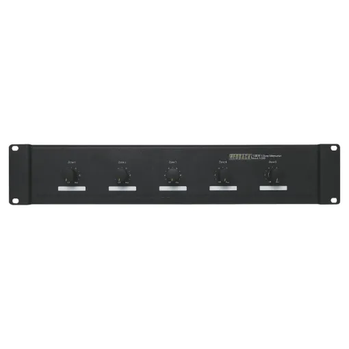 These controllers can be configured as either five single inputs to five outputs or one input to five outputs. Each zone has a capacity of 100W and total load capacity of 500W.