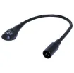 Featuring four high power LED's. XLR 3 Pin connection. Approx. 350mm length. 12V DC powered.