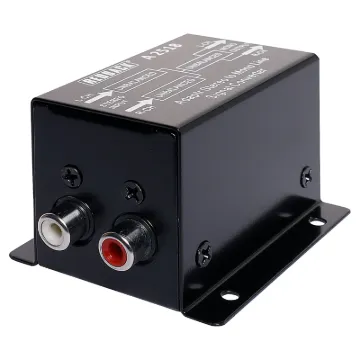 This unit is designed to convert stereo audio signals into a summed mono line level RCA signal.