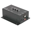 Designed for BGM systems in commercial installations requiring audio playback from a USB memory stick. Alternatively it can be used to add MP3 playback to any domestic audio system. Simply connects to an amplifiers RCA input and provides typical CD player.