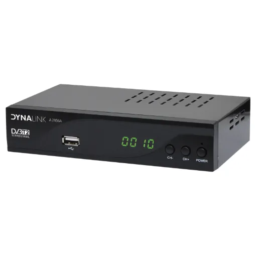 This HD set top box features composite and HDMI outputs for HD televisions or connection to a PC monitor or projector.