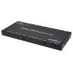 This compact 4-way HDMI switcher features manual & infra-red remote control for switching up to 4 sources to a single display supporting resolutions up to 4k 60Hz.