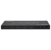 This compact 4-way HDMI switcher features manual & infra-red remote control for switching up to 4 sources to a single display supporting resolutions up to 4k 60Hz.