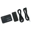 Switch between up to 5 AV sources with these professional 4K ready HDMI switchers. Each includes an IR remote control and receiver unit, which allows the switcher to be mounted behind the TV or inside a cabinet.