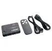 Switch between 5 HDMI AV sources with this professional 4K ready HDMI switcher.