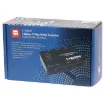 Switch between 5 HDMI AV sources with this professional 4K ready HDMI switcher.