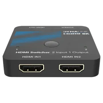 Offering 8K @ 60Hz resolution switching, this 2 way HDMI source selector is ready for the latest high resolution AV sources.