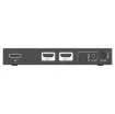 This splitter can distribute one HDMI source signal to any two display devices. It supports video resolution up to 8K@60Hz 4:2:0.