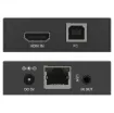 Designed to extend HDMI signals over distances up to 150m using Cat6/6a cabling.