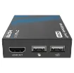 Designed to extend HDMI signals over distances up to 150m using Cat6/6a cabling.