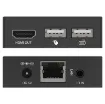 Designed to extend HDMI signals over distances up to 150m using Cat6/6a cabling.