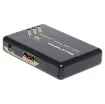 Allows the connection of a single HDMI source to two HDMI displays with no loss of signal quality. Suitable for home theatre, conference centres, sports bars, concerts, board rooms,etc. Multiple splitter units may be daisy chained together.