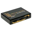 Allows the connection of a single HDMI source to two HDMI displays with no loss of signal quality. Uses include home theatre, conference centres, sports bars, concerts, board rooms,etc. Multiple splitter units may be daisy chained together.