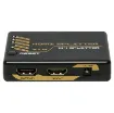 Allows the connection of a single HDMI source to two HDMI displays with no loss of signal quality. Uses include home theatre, conference centres, sports bars, concerts, board rooms,etc. Multiple splitter units may be daisy chained together.