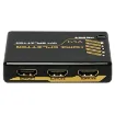 Allows the connection of a single HDMI source to two HDMI displays with no loss of signal quality. Uses include home theatre, conference centres, sports bars, concerts, board rooms,etc. Multiple splitter units may be daisy chained together.