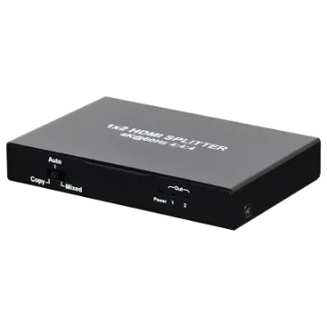 Allows the connection of a single HDMI source to multiple HDMI displays with no loss of quality.