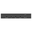 This 2 way HDMI splitter allows the connection of multiple HDMI displays to a single HDMI source with no loss of signal quality.