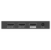 This 2 way HDMI splitter allows the connection of multiple HDMI displays to a single HDMI source with no loss of signal quality.